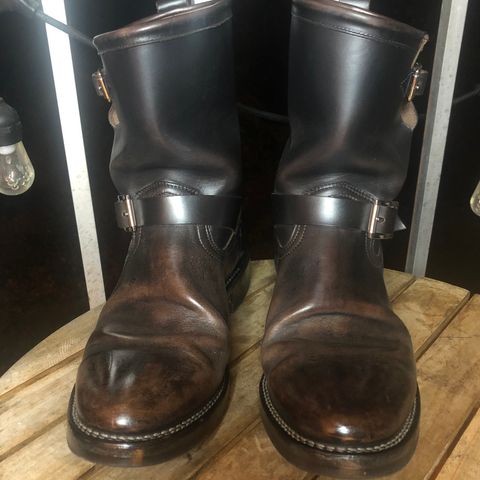 Viberg Engineer in Maryam Black Horsebutt