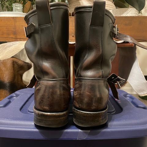 Viberg Engineer in Maryam Black Horsebutt