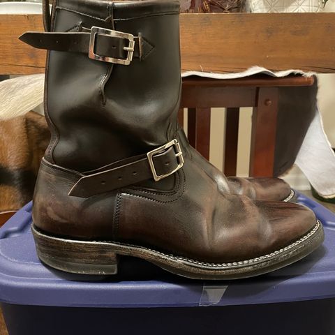 Viberg Engineer in Maryam Black Horsebutt