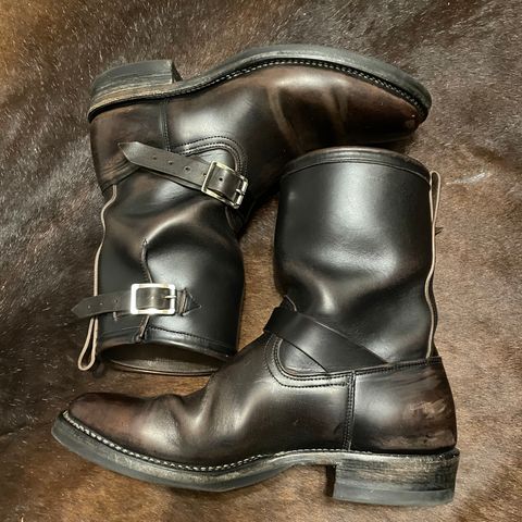 Viberg Engineer in Maryam Black Horsebutt