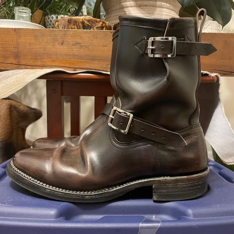 Viberg Engineer in Maryam Black Horsebutt