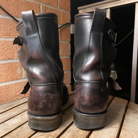 Viberg Engineer in Maryam Black Horsebutt