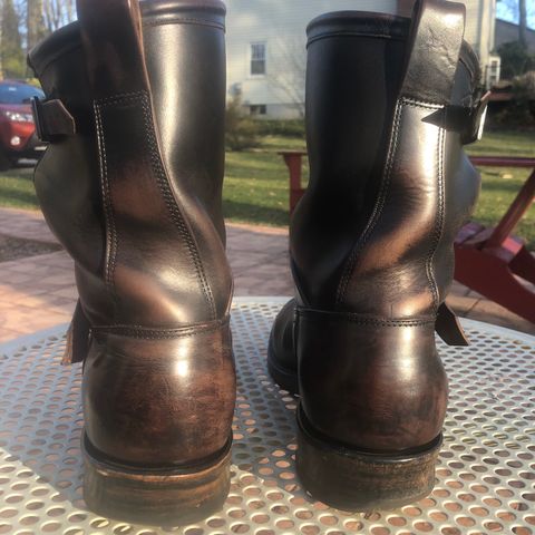 Viberg Engineer in Maryam Black Horsebutt