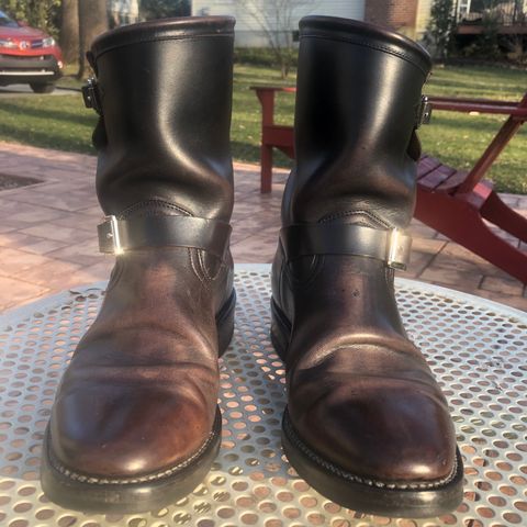 Viberg Engineer in Maryam Black Horsebutt
