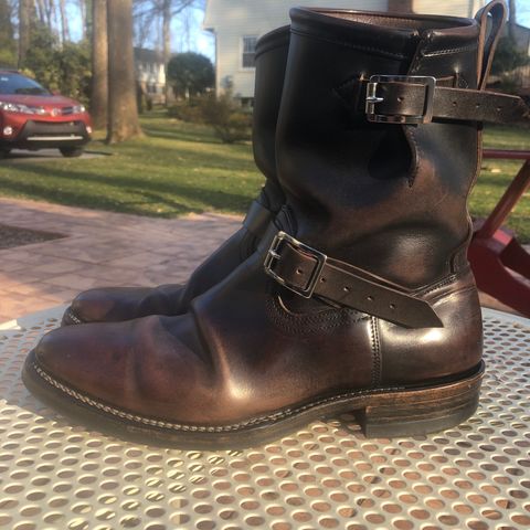 Viberg Engineer in Maryam Black Horsebutt