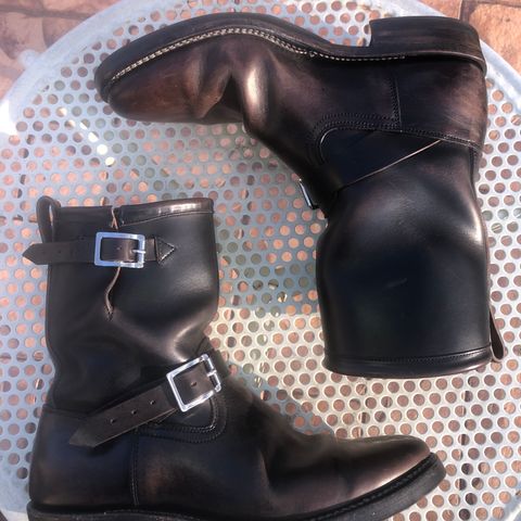 Viberg Engineer in Maryam Black Horsebutt