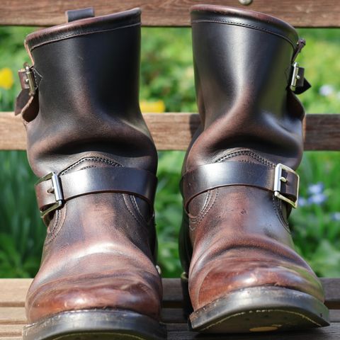 Viberg Engineer in Maryam Black Horsebutt