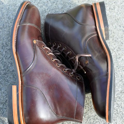 Midas Service Boot in Indonesian Dark Brown Pull Up