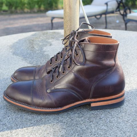 Midas Service Boot in Indonesian Dark Brown Pull Up