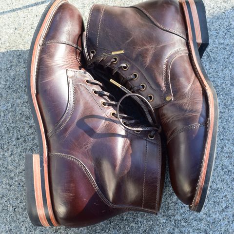 Midas Service Boot in Indonesian Dark Brown Pull Up