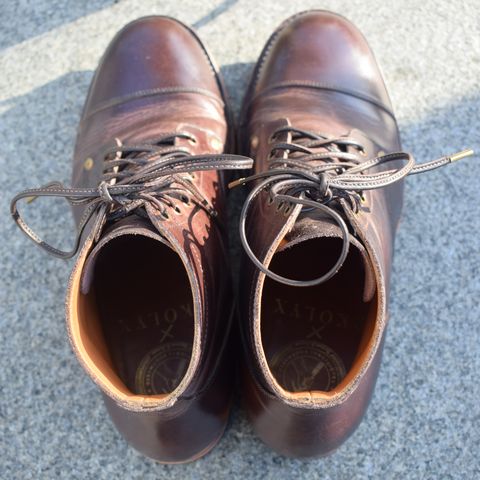 Midas Service Boot in Indonesian Dark Brown Pull Up