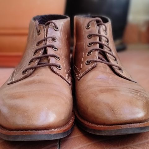 BLKBRD Walburg 5-Eyelet Chukka Boot in Horween Natural Chromexcel