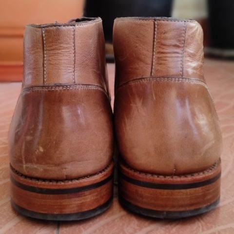 BLKBRD Walburg 5-Eyelet Chukka Boot in Horween Natural Chromexcel