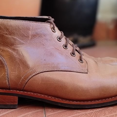 BLKBRD Walburg 5-Eyelet Chukka Boot in Horween Natural Chromexcel