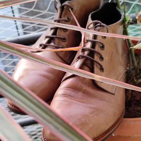 BLKBRD Walburg 5-Eyelet Chukka Boot in Horween Natural Chromexcel