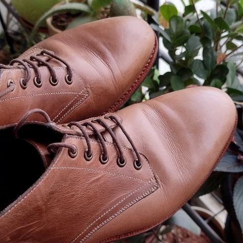 BLKBRD Walburg 5-Eyelet Chukka Boot in Horween Natural Chromexcel
