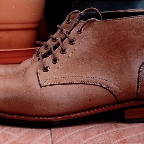 BLKBRD Walburg 5-Eyelet Chukka Boot in Horween Natural Chromexcel