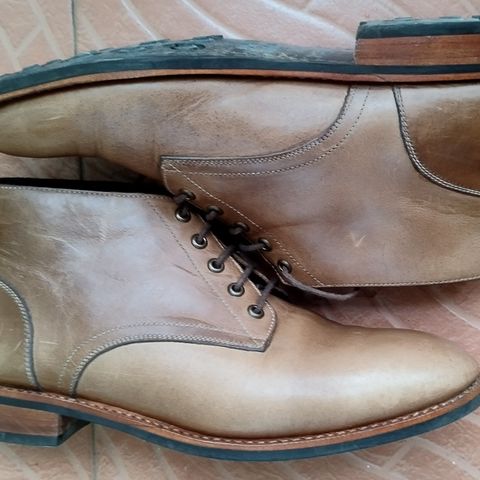 BLKBRD Walburg 5-Eyelet Chukka Boot in Horween Natural Chromexcel