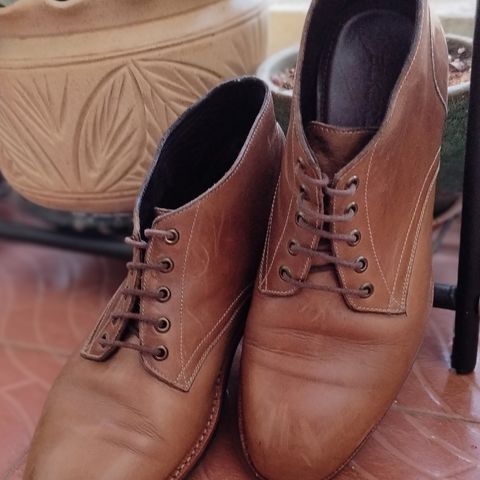 BLKBRD Walburg 5-Eyelet Chukka Boot in Horween Natural Chromexcel