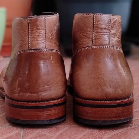 BLKBRD Walburg 5-Eyelet Chukka Boot in Horween Natural Chromexcel