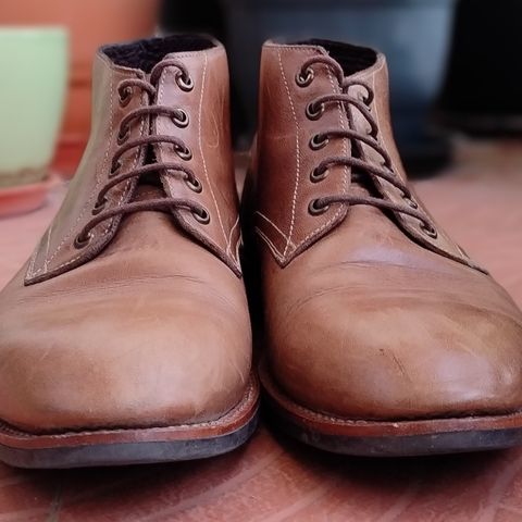 BLKBRD Walburg 5-Eyelet Chukka Boot in Horween Natural Chromexcel