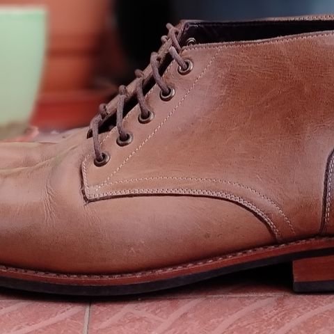BLKBRD Walburg 5-Eyelet Chukka Boot in Horween Natural Chromexcel