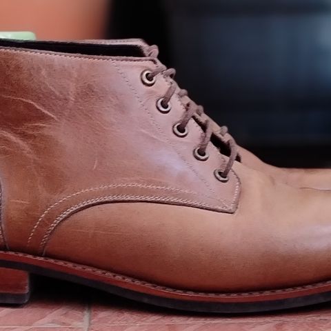 BLKBRD Walburg 5-Eyelet Chukka Boot in Horween Natural Chromexcel
