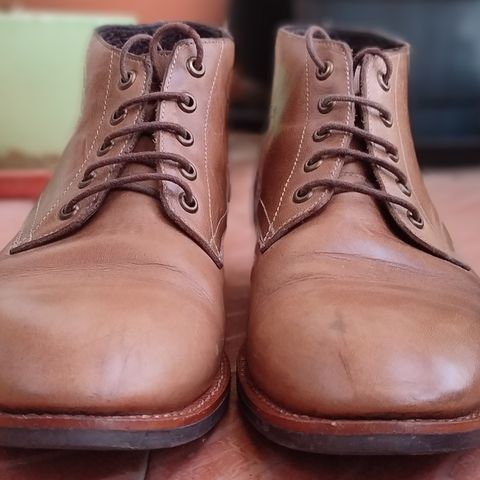 BLKBRD Walburg 5-Eyelet Chukka Boot in Horween Natural Chromexcel