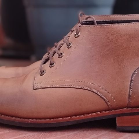BLKBRD Walburg 5-Eyelet Chukka Boot in Horween Natural Chromexcel