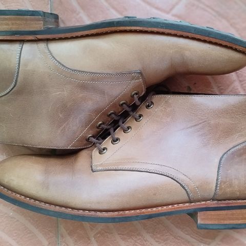 BLKBRD Walburg 5-Eyelet Chukka Boot in Horween Natural Chromexcel