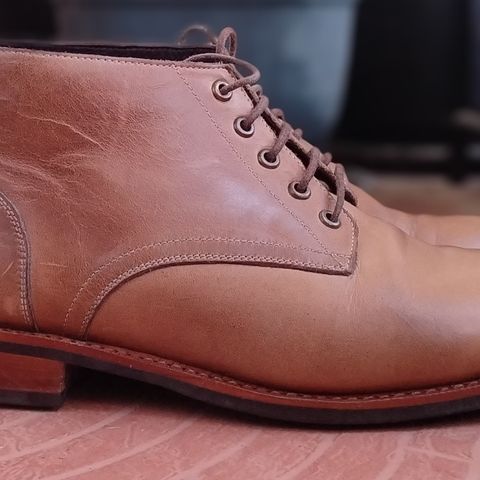 BLKBRD Walburg 5-Eyelet Chukka Boot in Horween Natural Chromexcel
