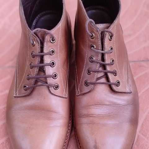 BLKBRD Walburg 5-Eyelet Chukka Boot in Horween Natural Chromexcel
