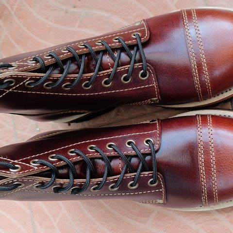 Craft & Glory Gurkha Boots in Full Grain Buffalo Leather Saddle Tan