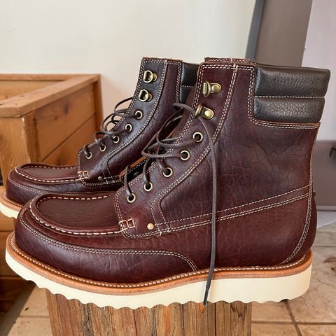 Grant Stone Field Boot in Seidel Walnut Bison