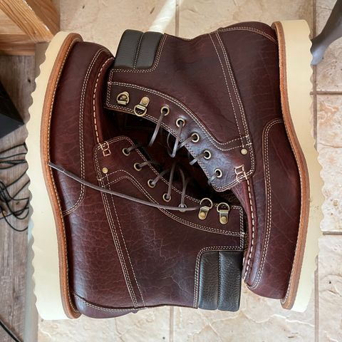 Grant Stone Field Boot in Seidel Walnut Bison