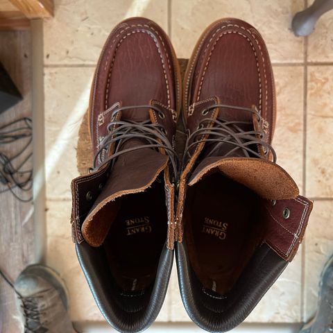 Grant Stone Field Boot in Seidel Walnut Bison