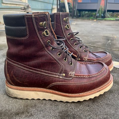 Grant Stone Field Boot in Seidel Walnut Bison