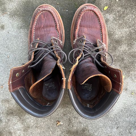 Grant Stone Field Boot in Seidel Walnut Bison