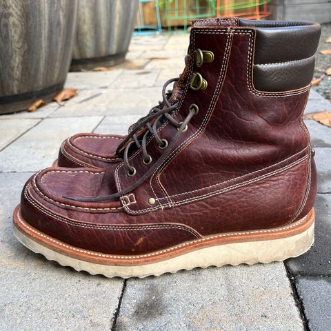 Grant Stone Field Boot in Seidel Walnut Bison