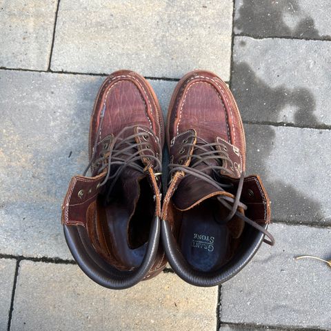 Grant Stone Field Boot in Seidel Walnut Bison