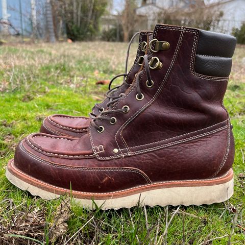 Grant Stone Field Boot in Seidel Walnut Bison