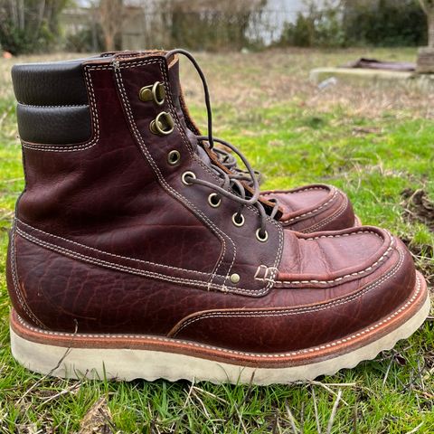 Grant Stone Field Boot in Seidel Walnut Bison