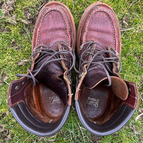 Grant Stone Field Boot in Seidel Walnut Bison