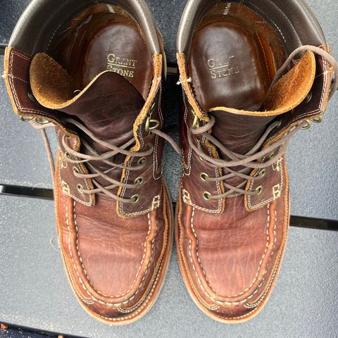 Grant Stone Field Boot in Seidel Walnut Bison