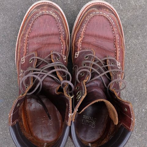 Grant Stone Field Boot in Seidel Walnut Bison