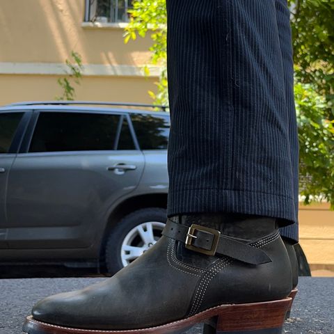 Unsung U 22-2 Engineer Boot in Maryam Salvia Rovescio Sego Horsebutt