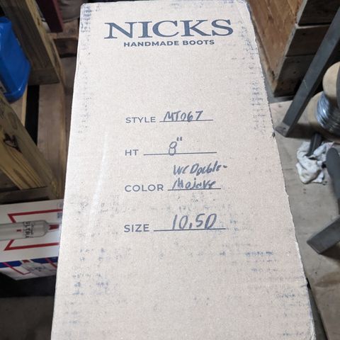 Nicks Lace To Toe in Wickett & Craig Mojave Double Stuffed