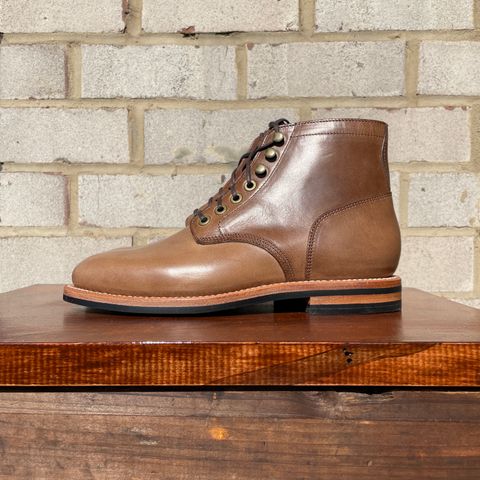 Grant Stone Nora Boot in Horween Dune Chromexcel