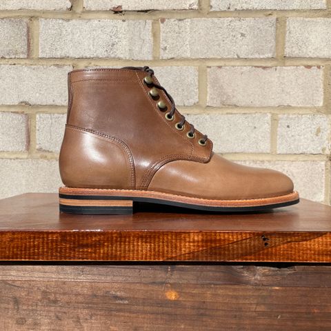 Grant Stone Nora Boot in Horween Dune Chromexcel