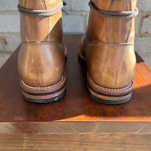 Grant Stone Nora Boot in Horween Dune Chromexcel